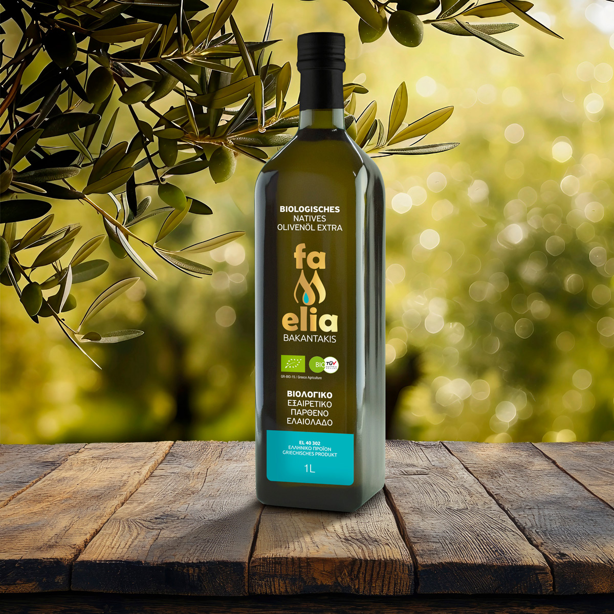 FAMELIA OLIVE - BAKANTAKIS - Extra Virgin Olive Oil - Mockup-1L-Bio-Marasca